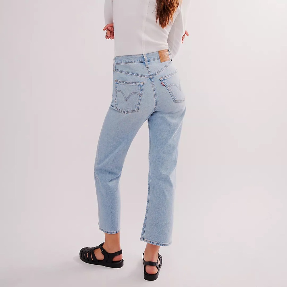 Levi's Light Blue Ankle & Cropped Jeans
